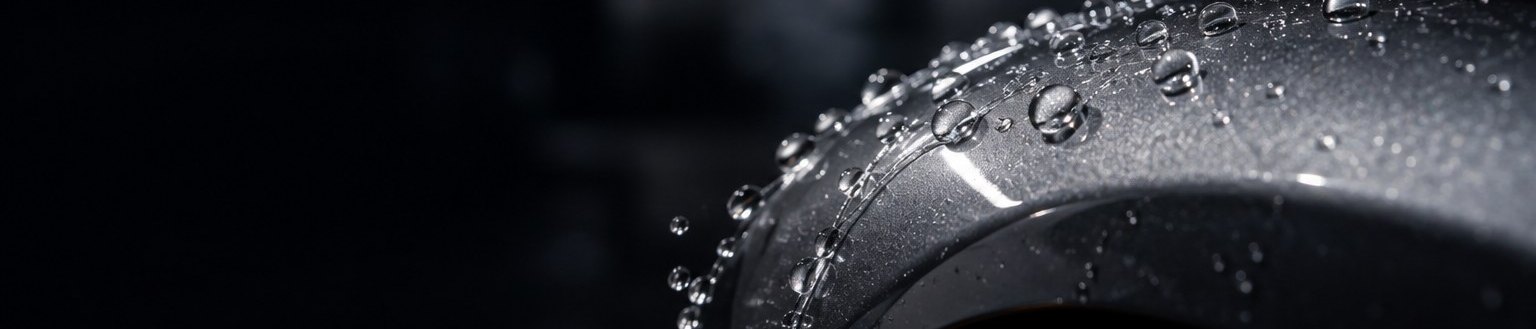 Water beading on protected paint